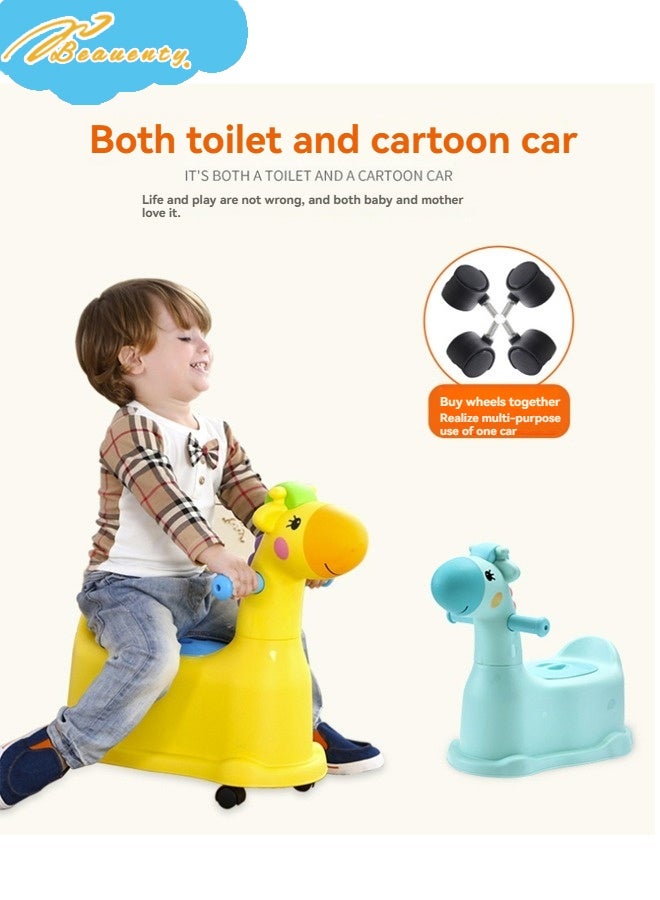 Beauenty Potty Seat for Kids, Baby Potty Training Seat Chair with Cushion Seat, Closing Lid, Support Handle and Removable Bowl | Toilet Seat for kids | Baby Potty Seat for 0 to 5 Years - Image 3