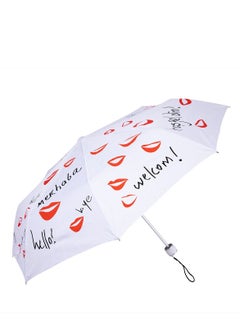 Biggdesign Languages Mini 8 Ribs Folding Umbrella with UV Protection
