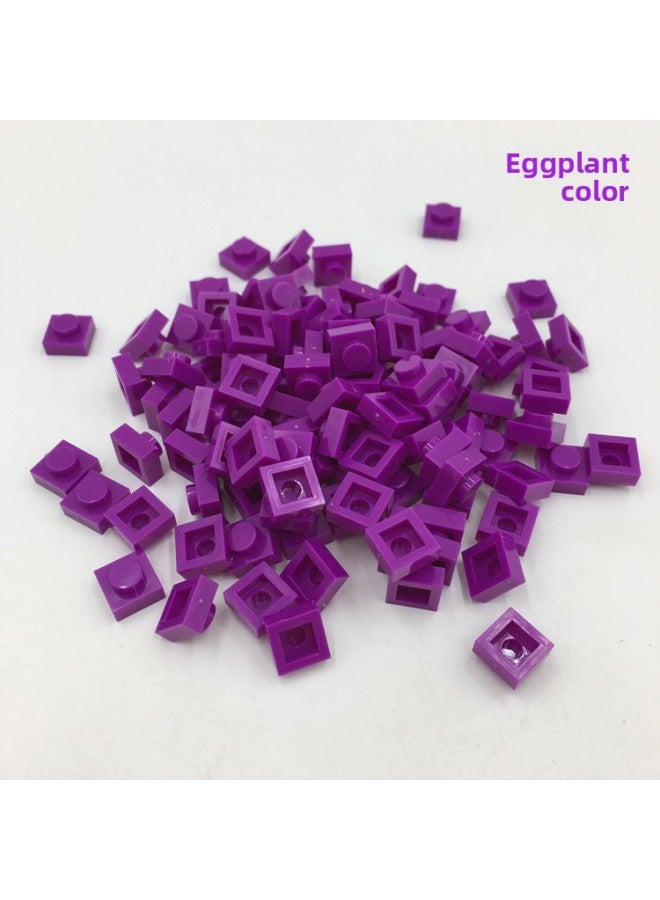 Building Block Parts Small Particles Basic Parts Short 1*1 Hole Pixel Particles Assembled Building Blocks Draw Two-dimensional Code 0.1 Kg/bag