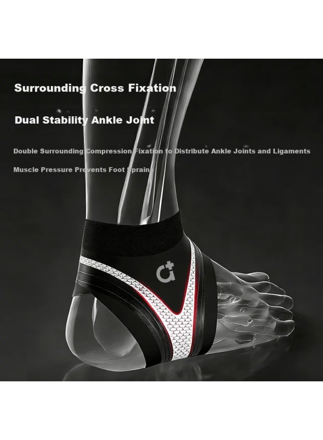 Dishu Ankle Brace Support For Sprained Ankles Ligament Injury Stabilizer Sports Basketball Protective Gear - Image 5