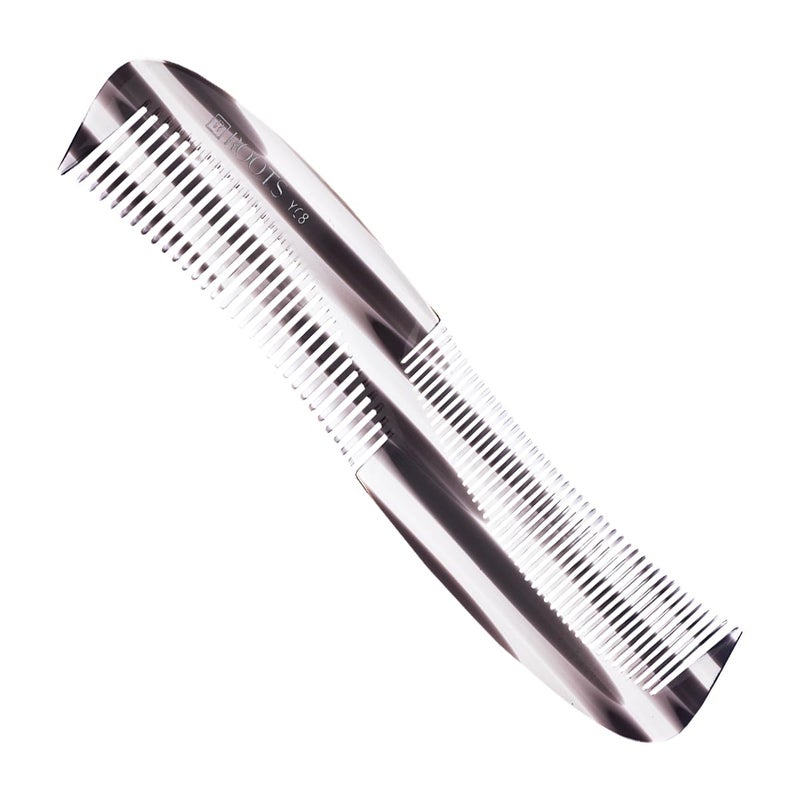 ROOTS Yoga Hair Comb | Dual Teeth For Styling & Detangling | Rounded Teeth prevent Hair damage | For Women with Straight, Long, silky, Wavy Hair | Wet & Dry use | Length - 7 Inch | Model No - YC8 - Image 5