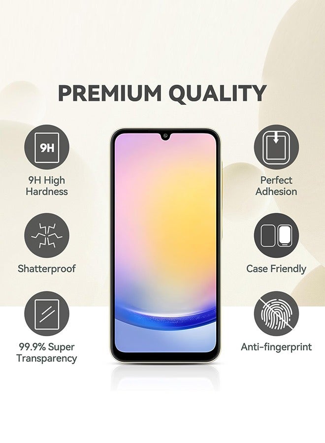 Tersely [4-Pack]Tempered Glass Screen Protector for Samsung Galaxy A26 5G, Case Friendly, Ultra-clear, Shatterproof Anti-Scratch Film Screen Protector - Image 2