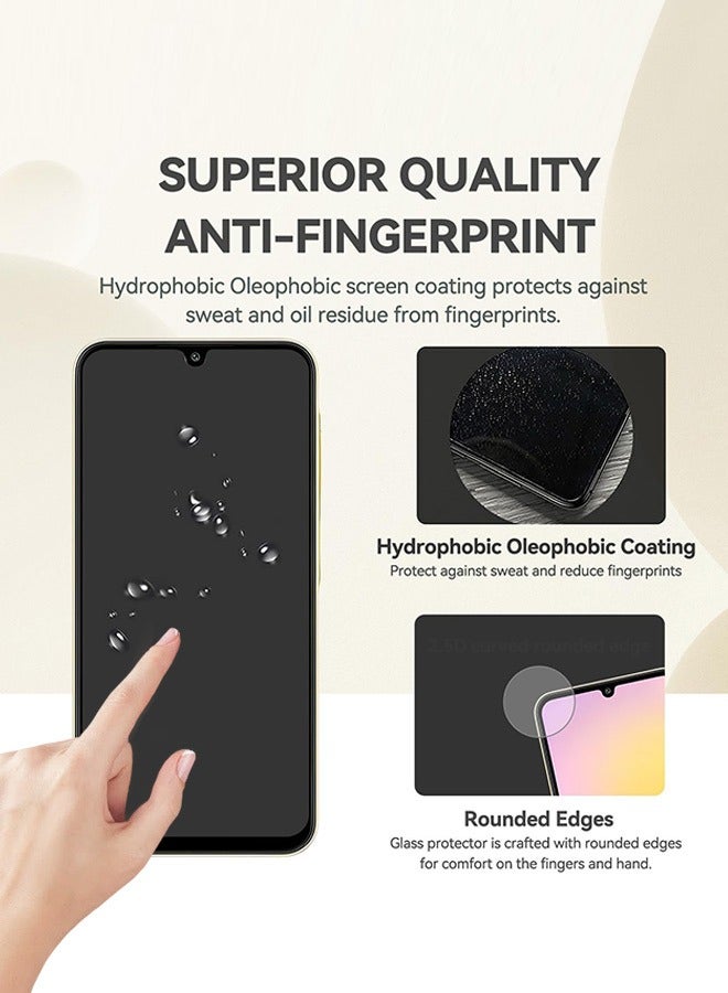 Tersely [4-Pack]Tempered Glass Screen Protector for Samsung Galaxy A26 5G, Case Friendly, Ultra-clear, Shatterproof Anti-Scratch Film Screen Protector - Image 5