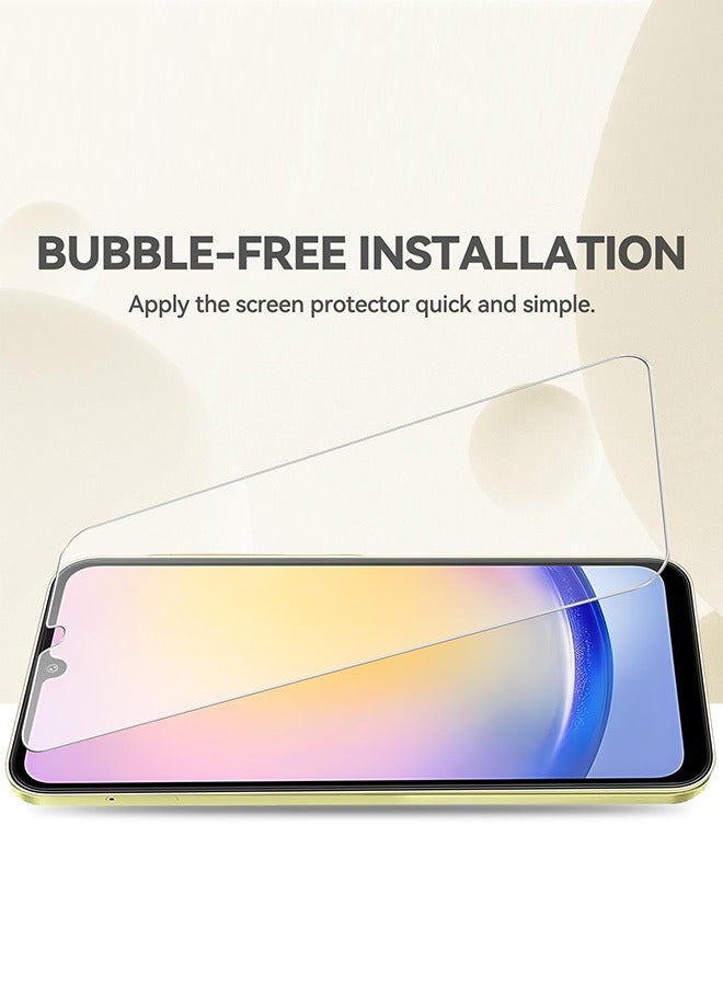 Tersely [4-Pack]Tempered Glass Screen Protector for Samsung Galaxy A26 5G, Case Friendly, Ultra-clear, Shatterproof Anti-Scratch Film Screen Protector - Image 4