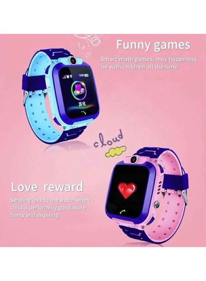 Next Store Q12 Kids Smartwatch with GPS, LBS, phone calls, color screen, SIM card support, real-time location tracking via mobile app, and a comfortable and safe design for children (pink) - Image 4