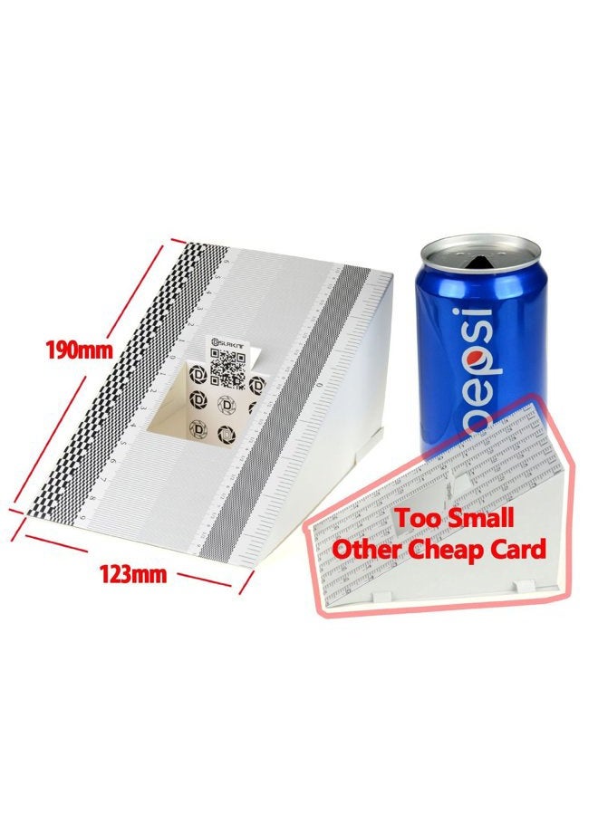 DSLRKIT Auto Focus Lens Calibration Tool (Pack of 6), White, Compatible with Nikon F, Canon EF/EF-S, Sony E - Image 2