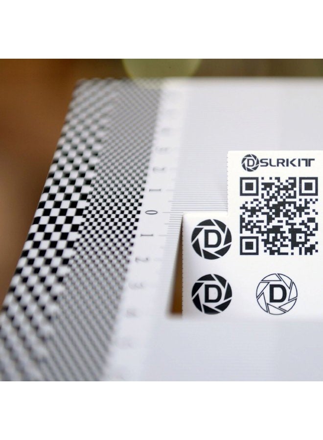 DSLRKIT Auto Focus Lens Calibration Tool (Pack of 6), White, Compatible with Nikon F, Canon EF/EF-S, Sony E - Image 3