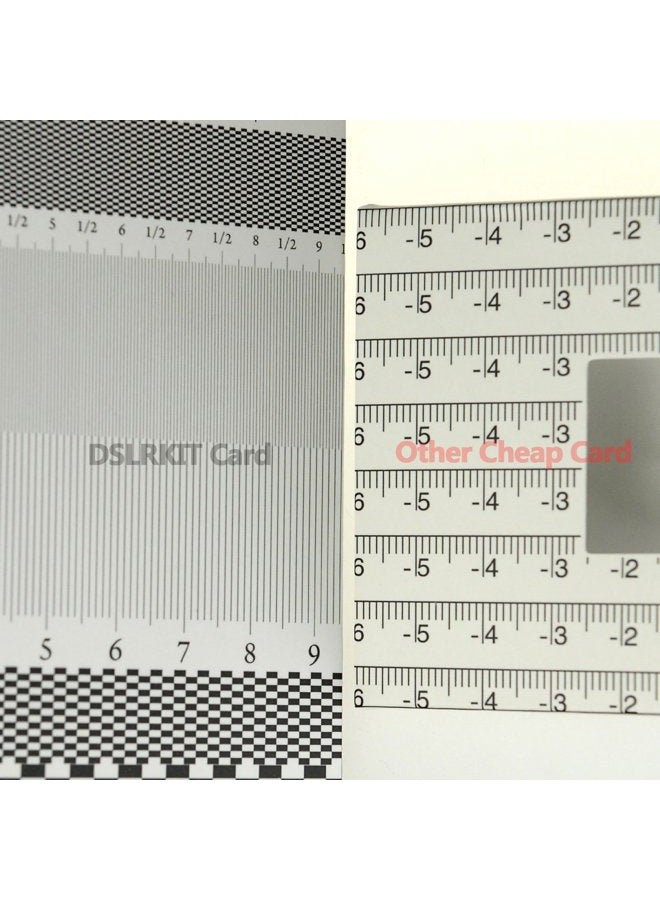 DSLRKIT Auto Focus Lens Calibration Tool (Pack of 6), White, Compatible with Nikon F, Canon EF/EF-S, Sony E - Image 5