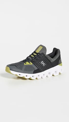 On Running Cloudswift Mens Shoes Size: 10, Color: Magnet/Citron - Image 2