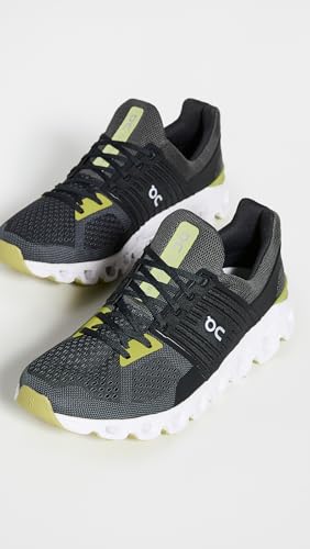 On Running Cloudswift Mens Shoes Size: 10, Color: Magnet/Citron - Image 3