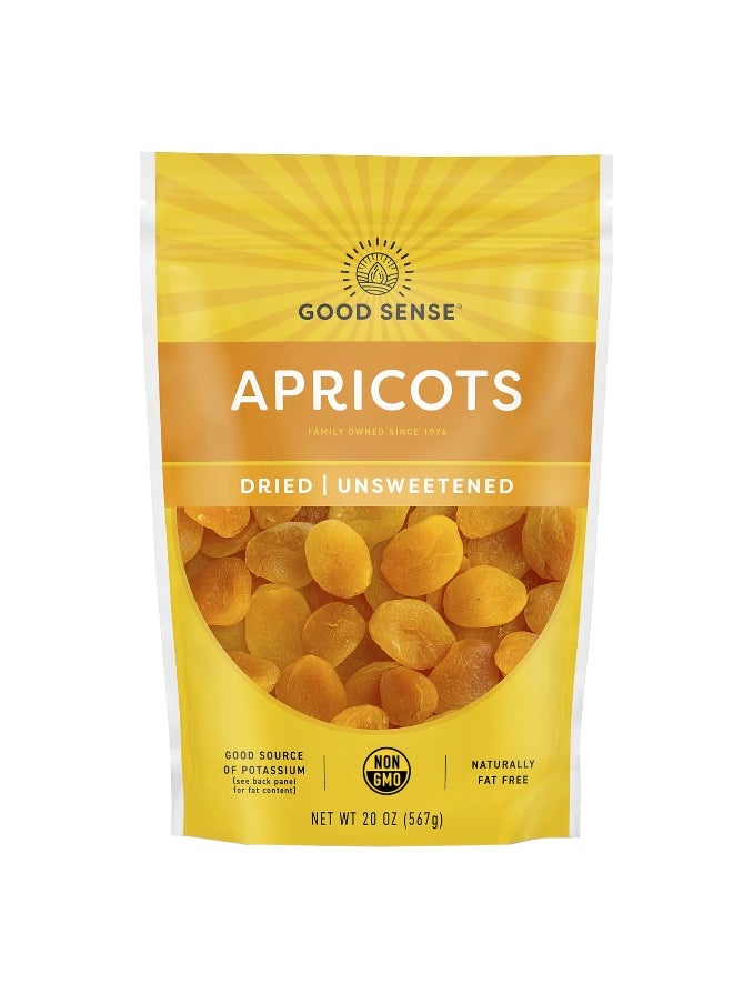 GOODSENSE Good Sense, Apricots, Dried & Unsweetened, 20 oz (567 g)  - Image 1