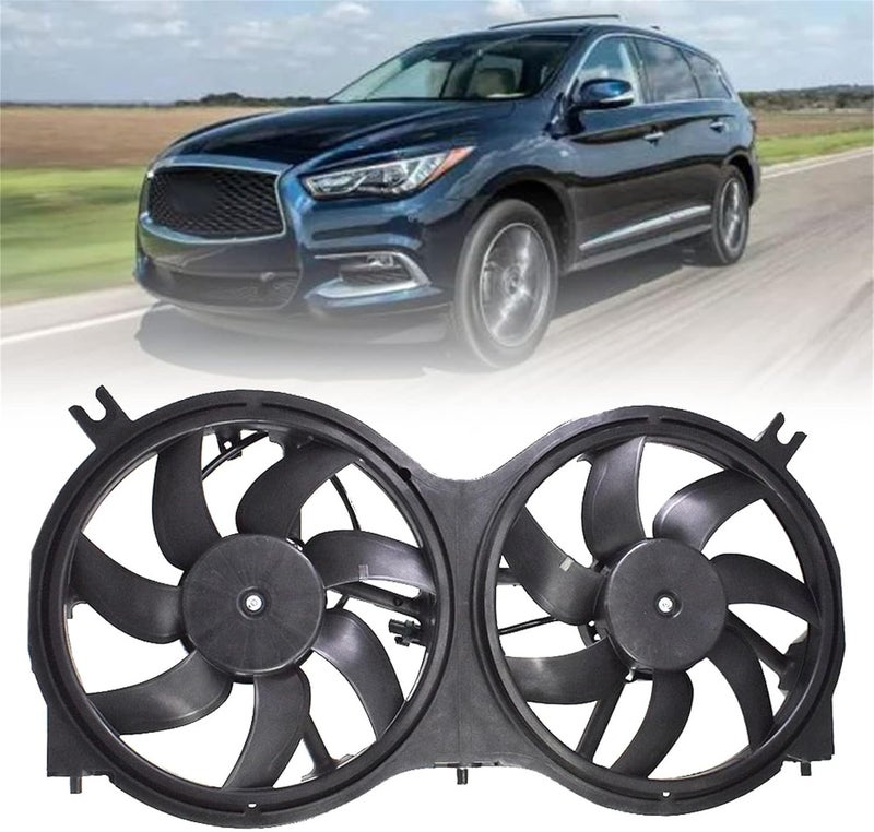 LABLT Radiator and Condenser Fan Replacement for Nissan Pathfinder 2013-2019 Infiniti JX35 QX60 - Image 3
