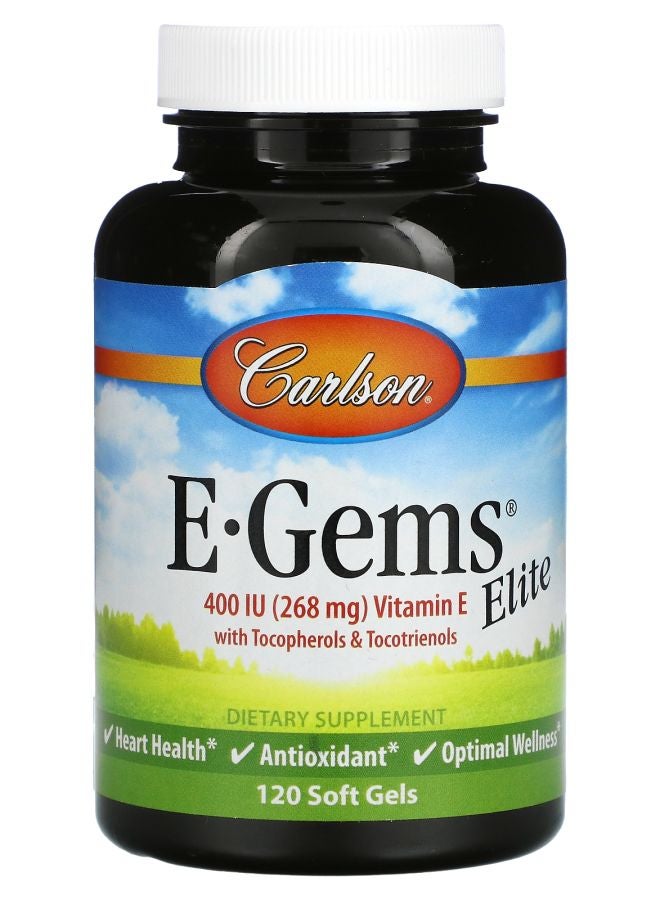 E-Gems Elite Vitamin E 268 mg (400 IU) 120 Soft Gels