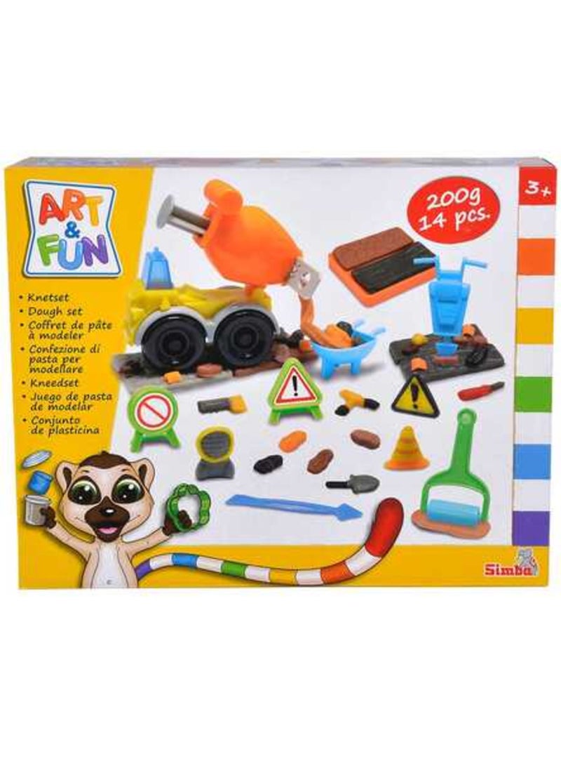 Simba Art and Fun Dough And Construction Set