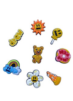 KASTWAVE Shoe Decoration Charms, 100 Pcs Assorted Different Shoe Charm for Crocs Charm for Hole Hole Shoe Buckle Party Favors ​Mini Charm Bracelet Wristband Decoration for Men Women Kid  - Image 5