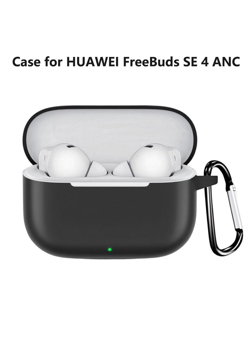 يوك حافظة سيليكون أنيقة واقٍ مع غطاء سلسلة مفاتيح لسماعات HUAWEI FreeBuds SE 4 ANC - Image 1