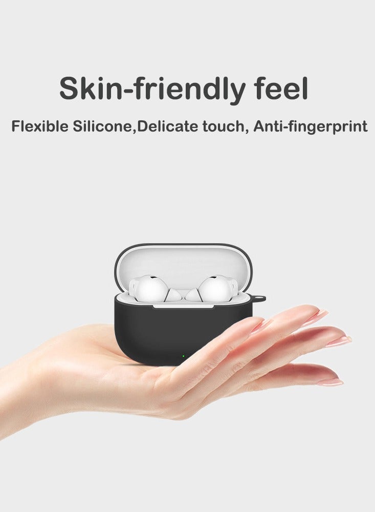 يوك حافظة سيليكون أنيقة واقٍ مع غطاء سلسلة مفاتيح لسماعات HUAWEI FreeBuds SE 4 ANC - Image 3