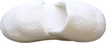 اندر هوم Towel Slippers Bathroom Home Hotel Maternity Slippers Non-Slip Thick Closed Toe White-39-42