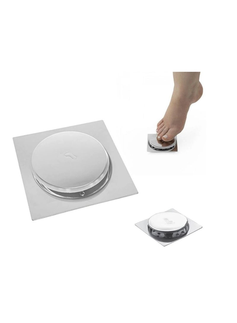 Foot operated vibrating floor drain - Image 1