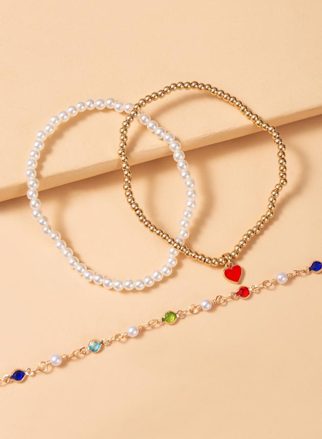 Take Two Set of 3 - Beaded Bracelets - Image 2