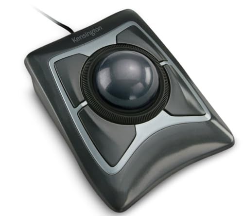 Kensington Expert Trackball Mouse K64325 Black Silver 5W x 534D x 212H - Image 1