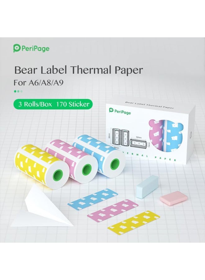 PeriPage A6 15mm Label Sticker 3-Rolls/Box - Image 3