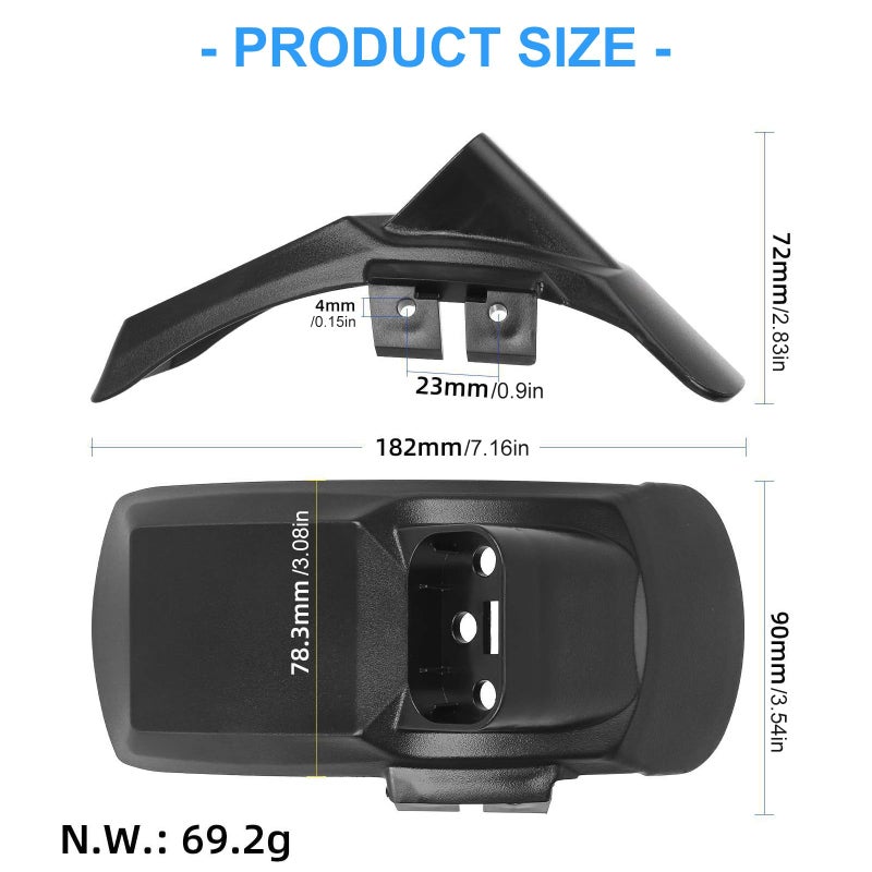 Quick Release Front Rear Bicycle Mudguards Set With Rear Fender Bracket - Image 4