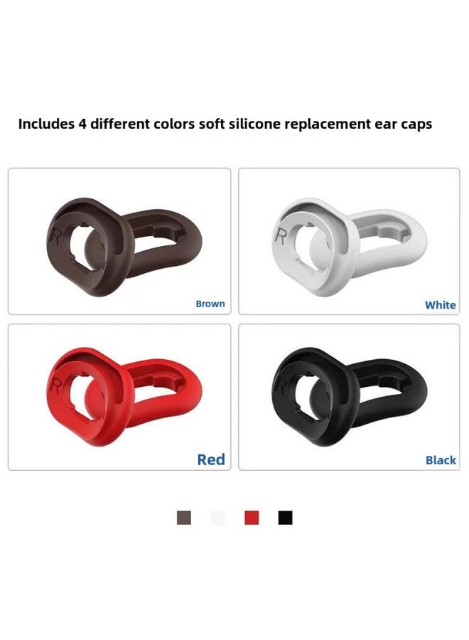 For Samsung Galaxy Buds Live Ear Wing Ear Cap Earplugs SM-R180 Bluetooth Headset Silicone Cover-Color:Large Black Pair-Model:SM-R180 - Image 5