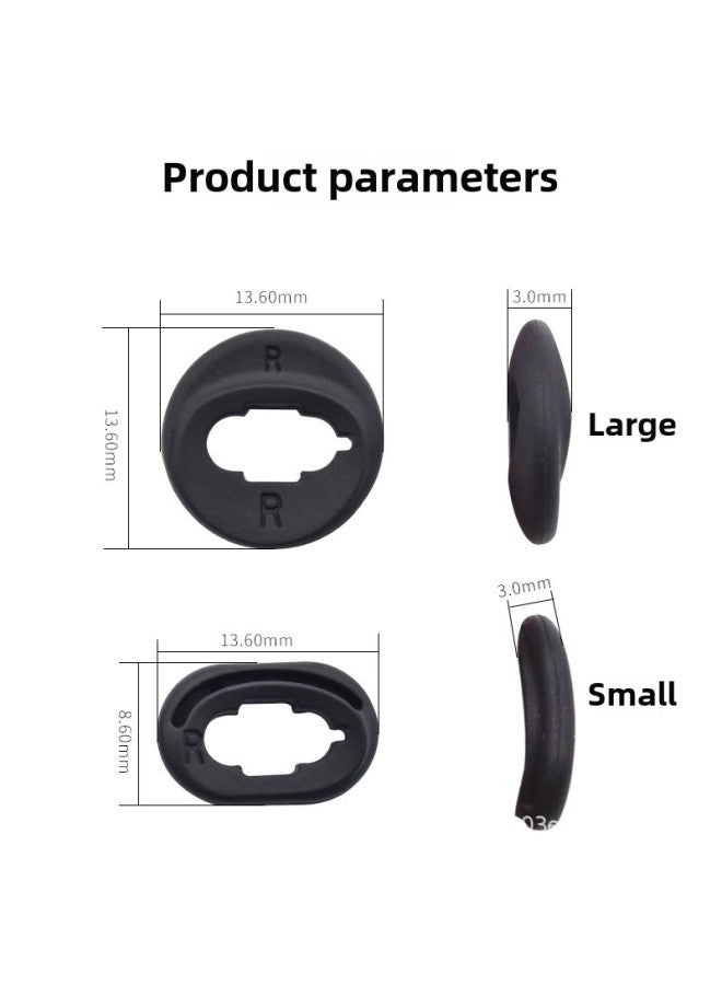 For Samsung Galaxy Buds Live Ear Wing Ear Cap Earplugs SM-R180 Bluetooth Headset Silicone Cover-Color:Large Black Pair-Model:SM-R180 - Image 4