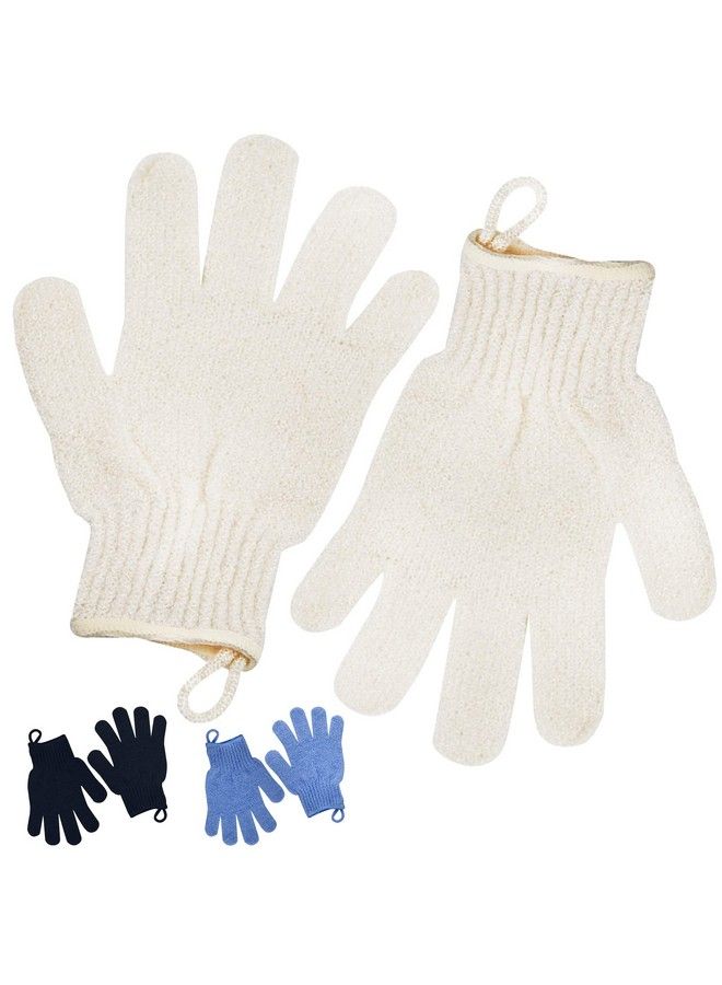 Meiyante Exfoliating Gloves Body Scrub For Smooth And Soft Skin Body Exfoliator For Ingrown Hair Dead Skin Remover And Itchy And Flaky Skin Scrubber Shower Accessories For Women And Men 1 Pair Glove  - Image 2