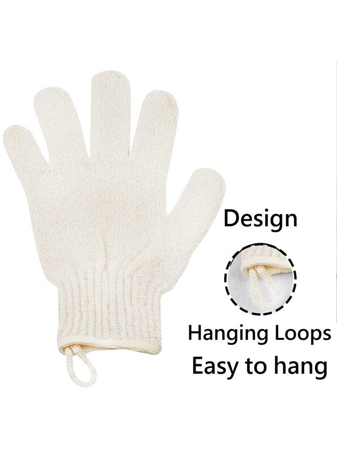 Meiyante Exfoliating Gloves Body Scrub For Smooth And Soft Skin Body Exfoliator For Ingrown Hair Dead Skin Remover And Itchy And Flaky Skin Scrubber Shower Accessories For Women And Men 1 Pair Glove  - Image 5