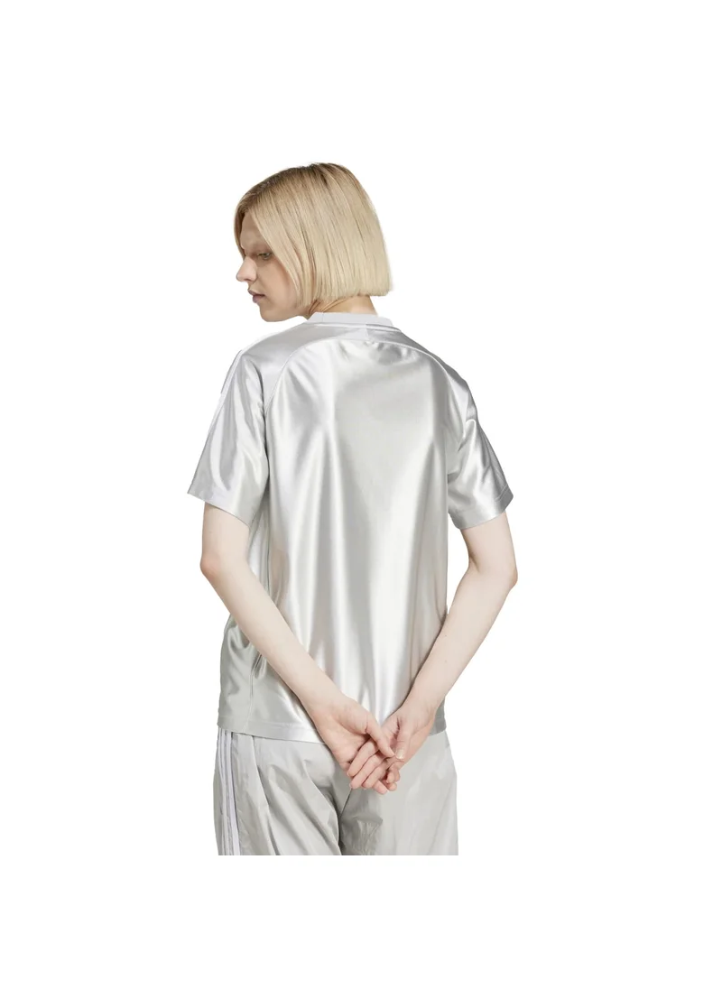 اديداس adidas TEAMGEIST TEE Grey Originals Women T-SHIRTS