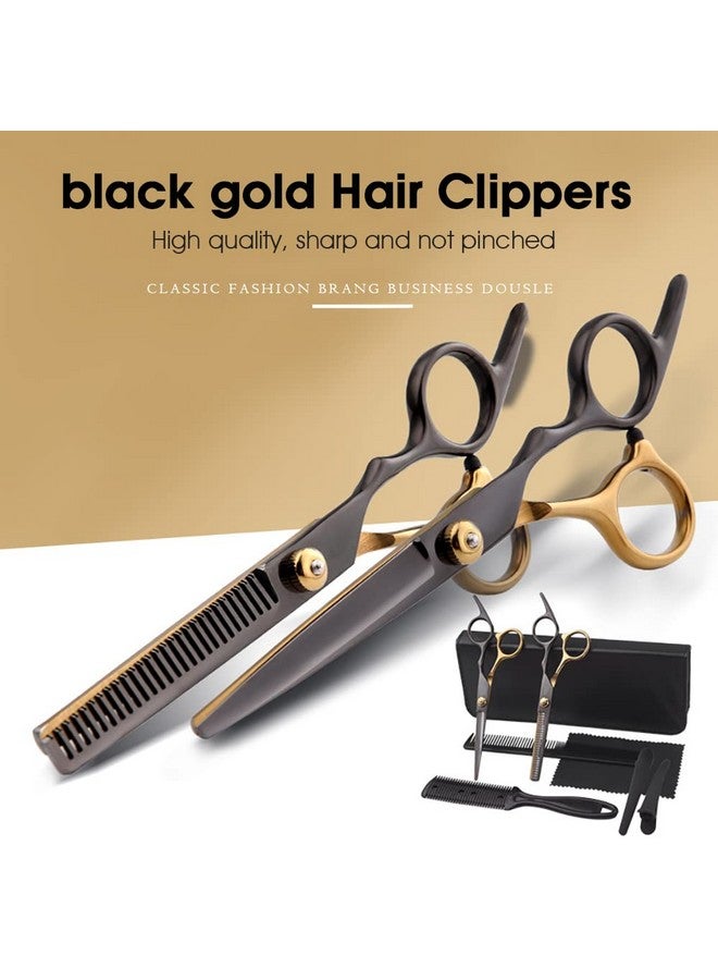 maycreate MAYCREATE® Hair Cutting Scissors for Men Stainless Steel Professional Salon Barber Hair Dressing Scissors Barber Kit Scissors for Hair cutting Kit Haircut Dressers Scissor  - Image 4