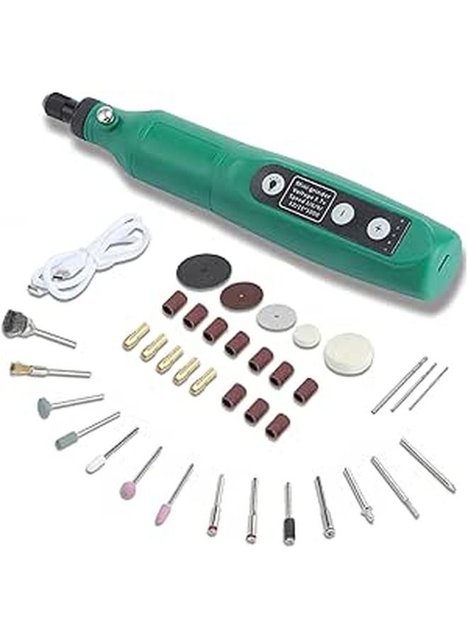 USB Rechargeable Mini Rotary Tool 15000 RPM Adjustable Speed Engraving Pen for Metal Glass Etching Sanding Polishing - Image 1