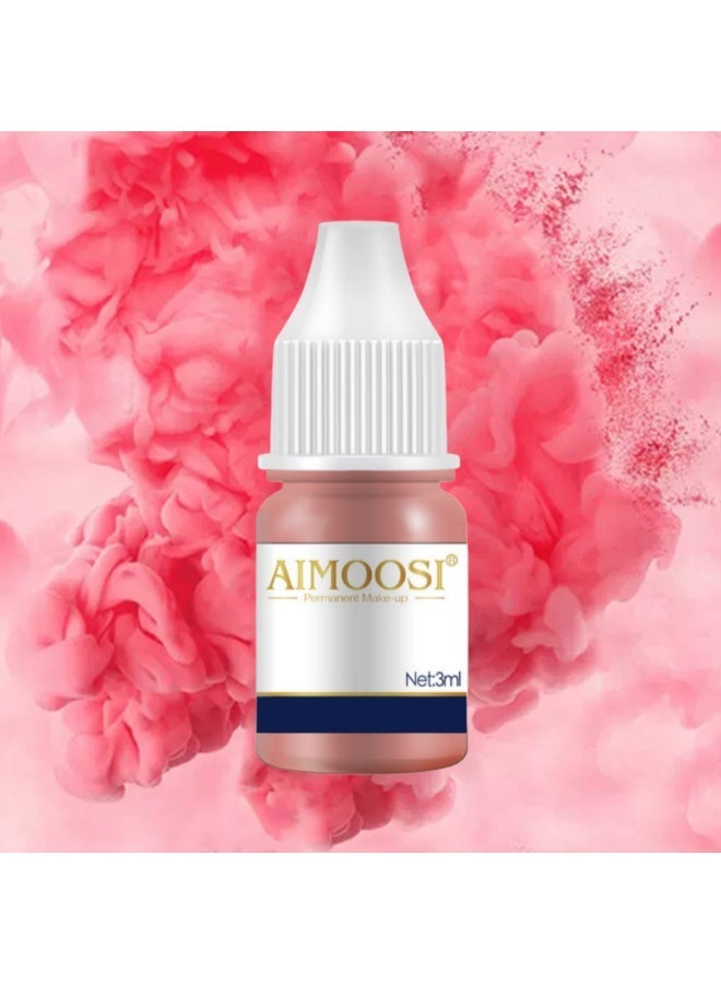 Pigment for Lip 3ml Professional Tattoo Ink for Long-Lasting Lips Color Microblading Ink Permanent Makeup Beauty Tattoo Supplies(401 Honey Coral) - Image 3