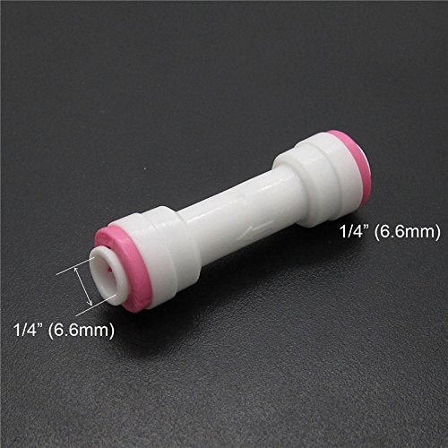 Malida 1/4" RO Water Tube Fitting Check Valve,Straight Quick Push to Connect Check Valve,for Ro Water Systems,Water Purifier, Pack of 5 - Image 4