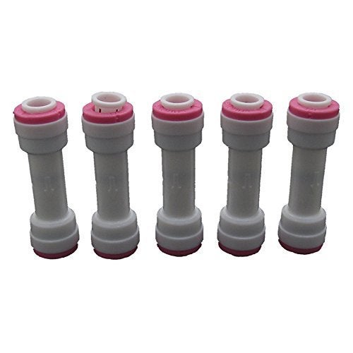 Malida 1/4" RO Water Tube Fitting Check Valve,Straight Quick Push to Connect Check Valve,for Ro Water Systems,Water Purifier, Pack of 5 - Image 3