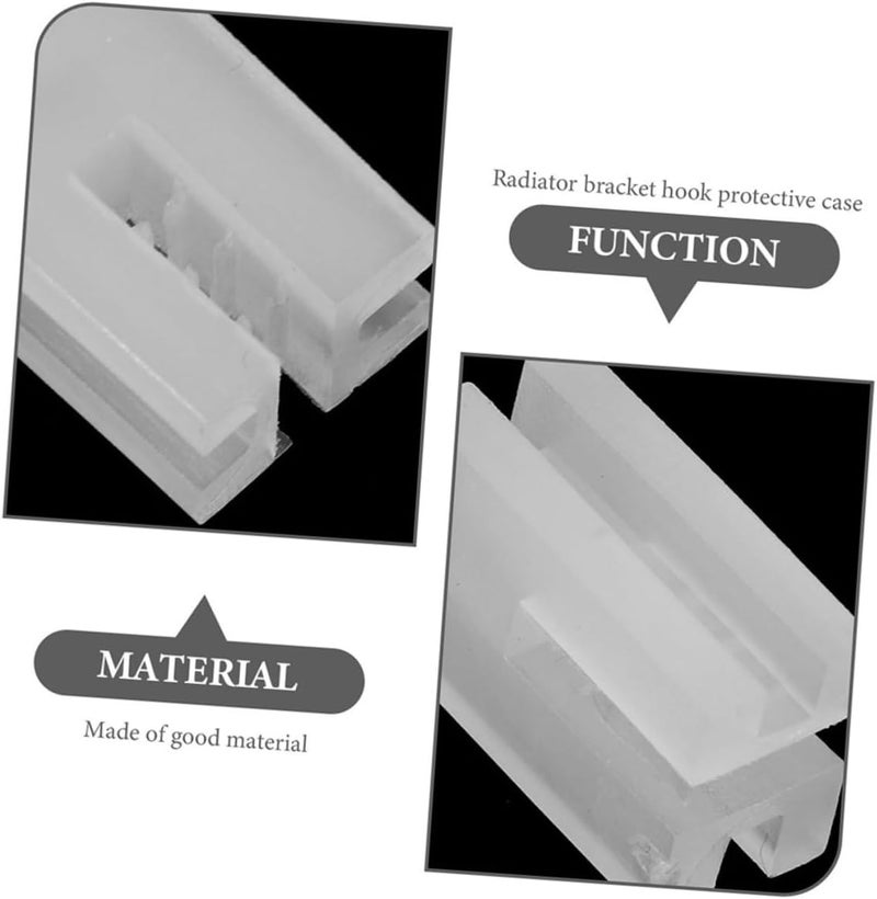 Unomor 30pcs Radiator Pipe Covers Radiator Bracket Insert Cover Protective Case Pipe Decorative Easy Install No Tools Needed - Image 3