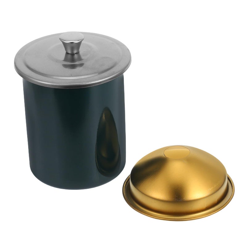 Stainless Steel Windproof Smokeless Ashtray with Lid for Indoor Outdoor Use - Image 2