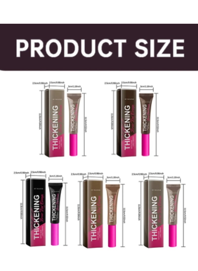 EELHOE Waterproof Tinted Brow Gel, Long-lasting Eyebrow Shaping Makeup Gel, Liquid Thickening Brow Mascara, Smudge-Resistant, Flake-Resistant, Volumizing Enhance Brow Mascara (Cool Gray Brown) - Image 4