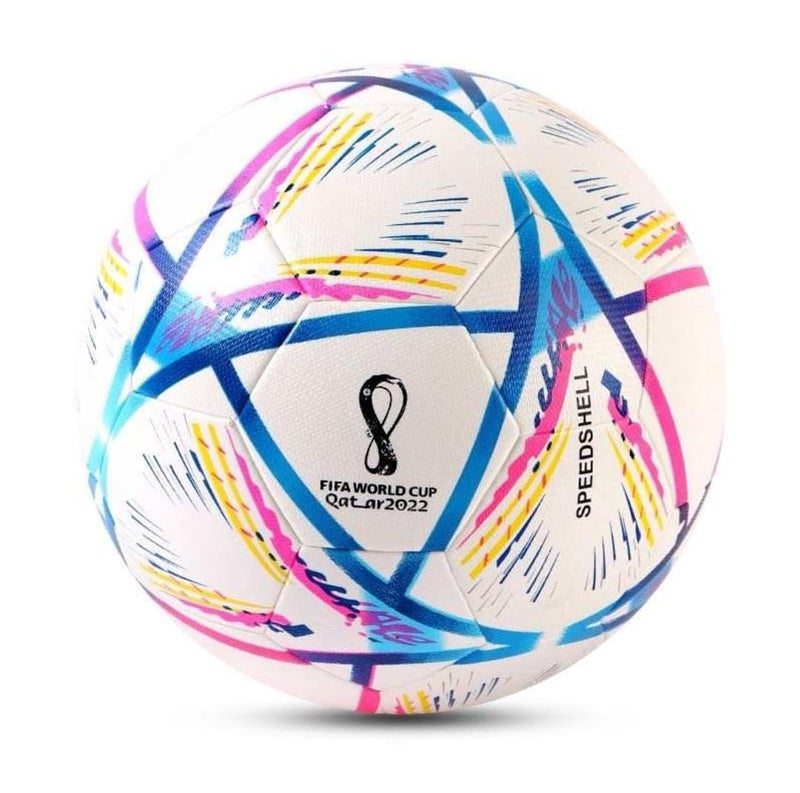Brexem Soccer Ball World Cup 2022 Pro Football Quality Size 5 High Performance Precision and Control Durable for Intense Matches and Training - Image 1