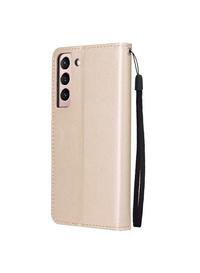 اس-توب جراب لهاتف Samsung Galaxy S22+ 5G، جراب جلدي متعدد الوظائف بثلاث فتحات للبطاقات - Image 3