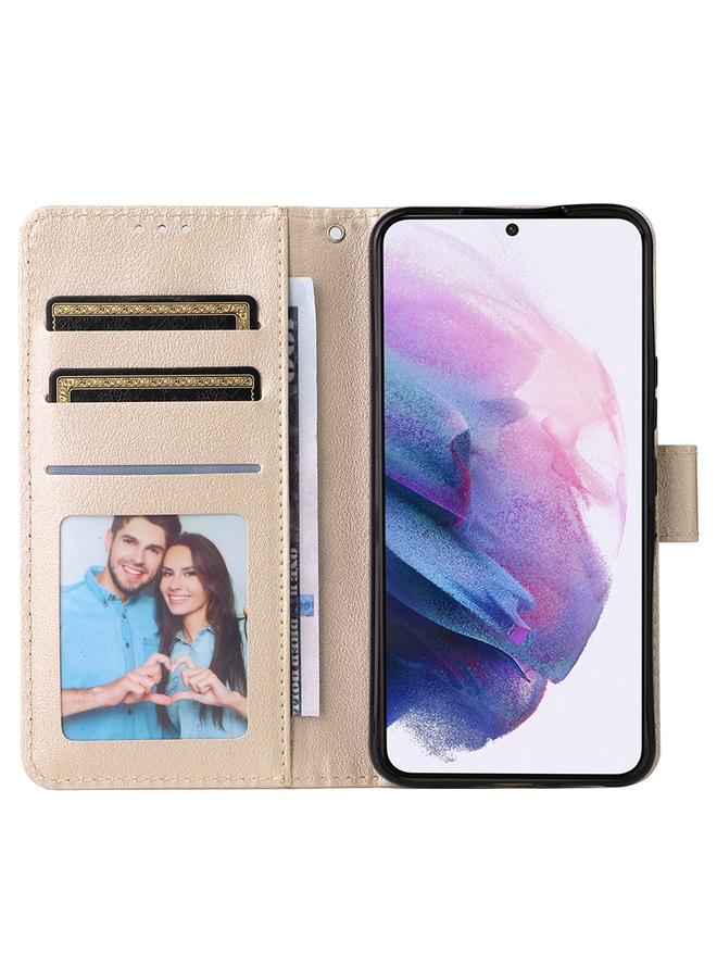 اس-توب جراب لهاتف Samsung Galaxy S22+ 5G، جراب جلدي متعدد الوظائف بثلاث فتحات للبطاقات - Image 4