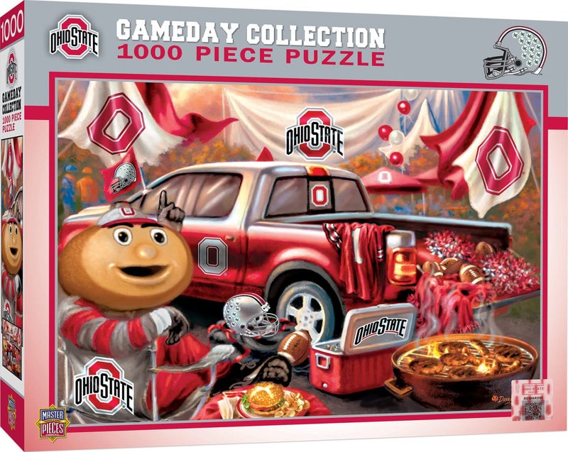 MasterPieces 1000 Piece Jigsaw Puzzle for Adults NCAA Ohio State Buckeyes Gameday 1925x2675 - Image 2