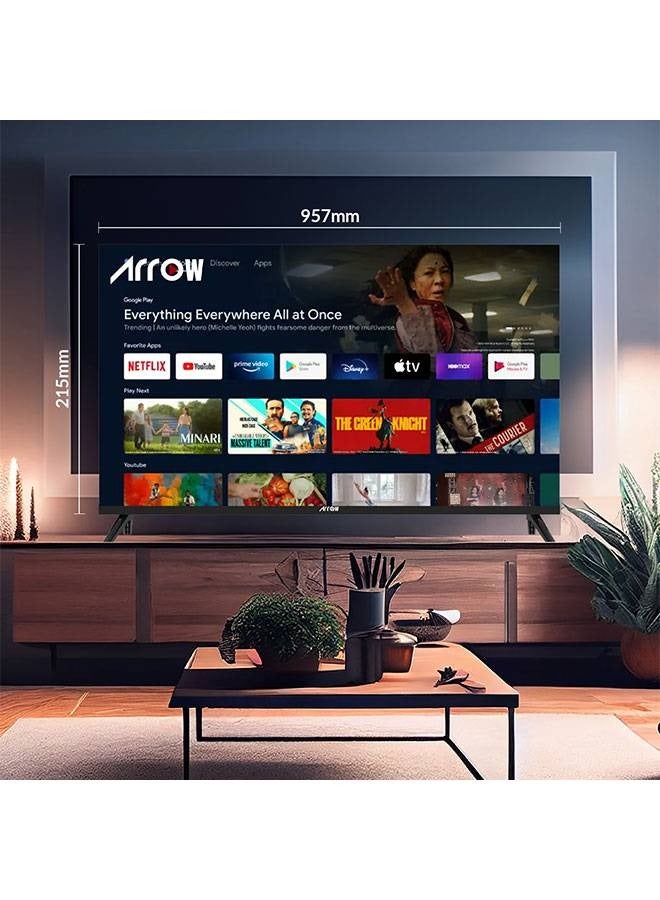 شاشة سمارت - 43 بوصة - FULL HD - اندرويد 14 - RO-43LPS