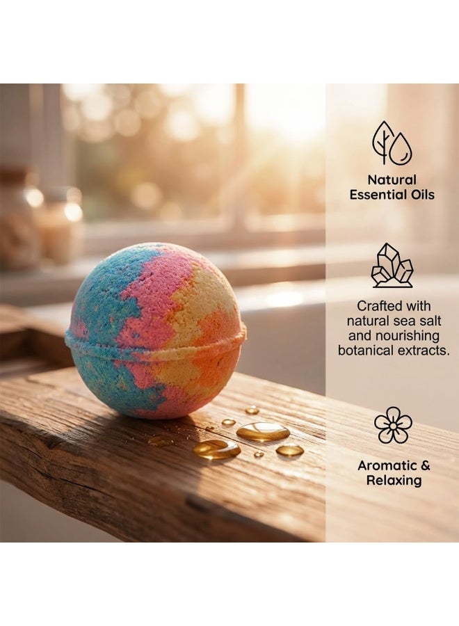 Bath 12 Pieces  Bombs for Kids, Handmade  Bombs with Surprise Toys Inside, Soda Salt Balls, Natural Organic Earth and Sea Bubble s Fizzy Toys to Moisturize Dry Skin for Boys and Girls - Image 4