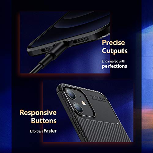 ORIbox for iPhone 11 Case Black, Durable Lightweight Shockproof Cover,New Designed Slim Phone Case for iPhone 11 6.1",Lightweight for Apple iPhone 11 Case for Women Men Girls Boys - Image 5