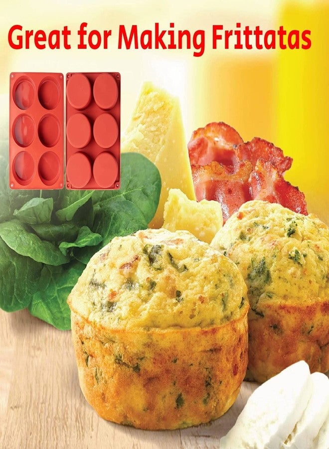 Dootafy Silicone Egg Molds Frittata Pan, 3 Inch Deep Starbuc Egg Bites Molds Dash Silicone Cups Sous Vide Mold Round Rolls Tray for Breakfast Sandwiches Omelets Dinner Rolls Baking - Image 5
