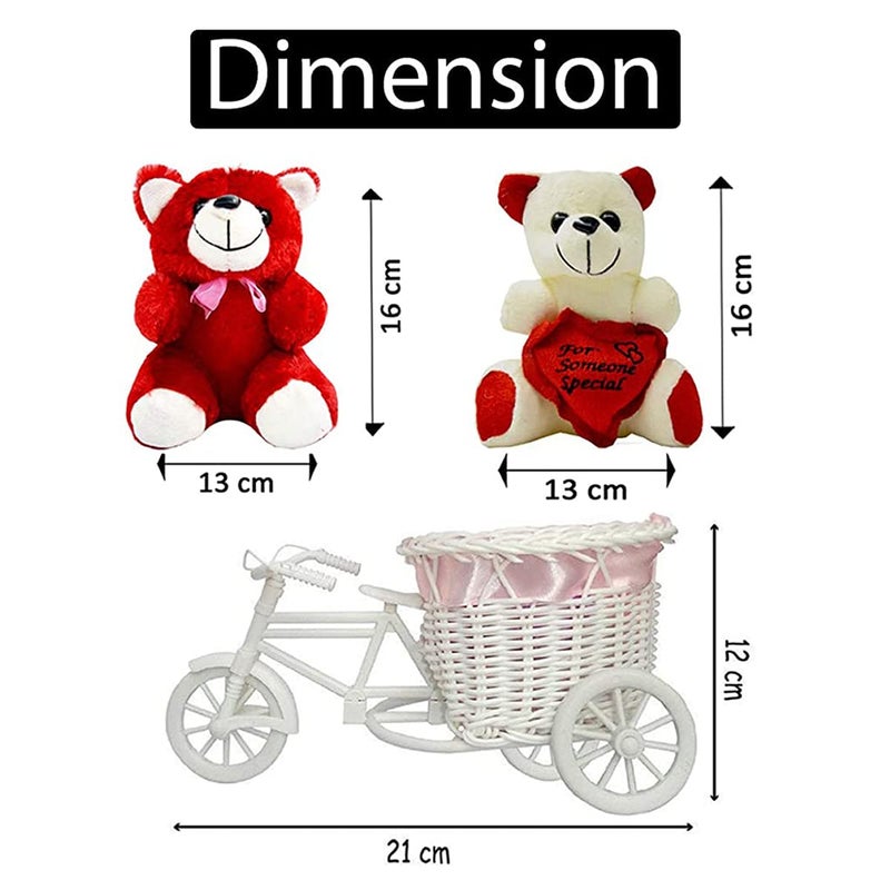 ME  YOU ME YOU Valentines Gift Hamper for GirlfriendWife Rose Day Chocolate Day Hug Day Gift Romantic Gift Valentines Week Day Gift Soft Toy Love Greeting Card Artificial Red Rose - Image 2
