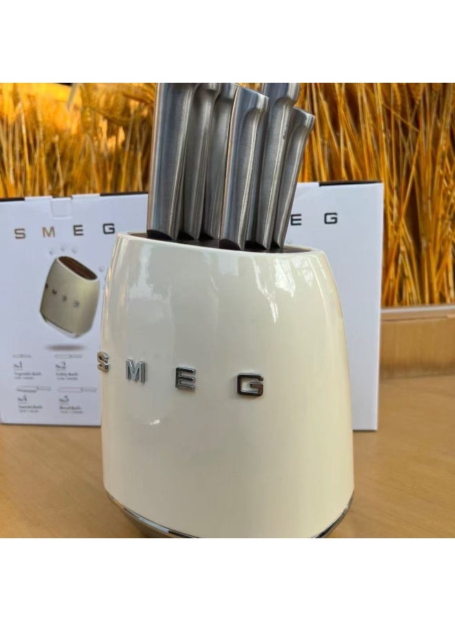 smeg Classic 50s retro style aesthetics.  The base of the dish storage rack, knives, forks, spoons and the dish storage base - Image 2